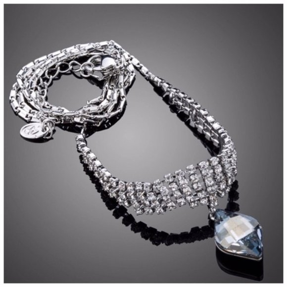 Pendant Necklace Swarovski Crystals - Picture 5 of 6